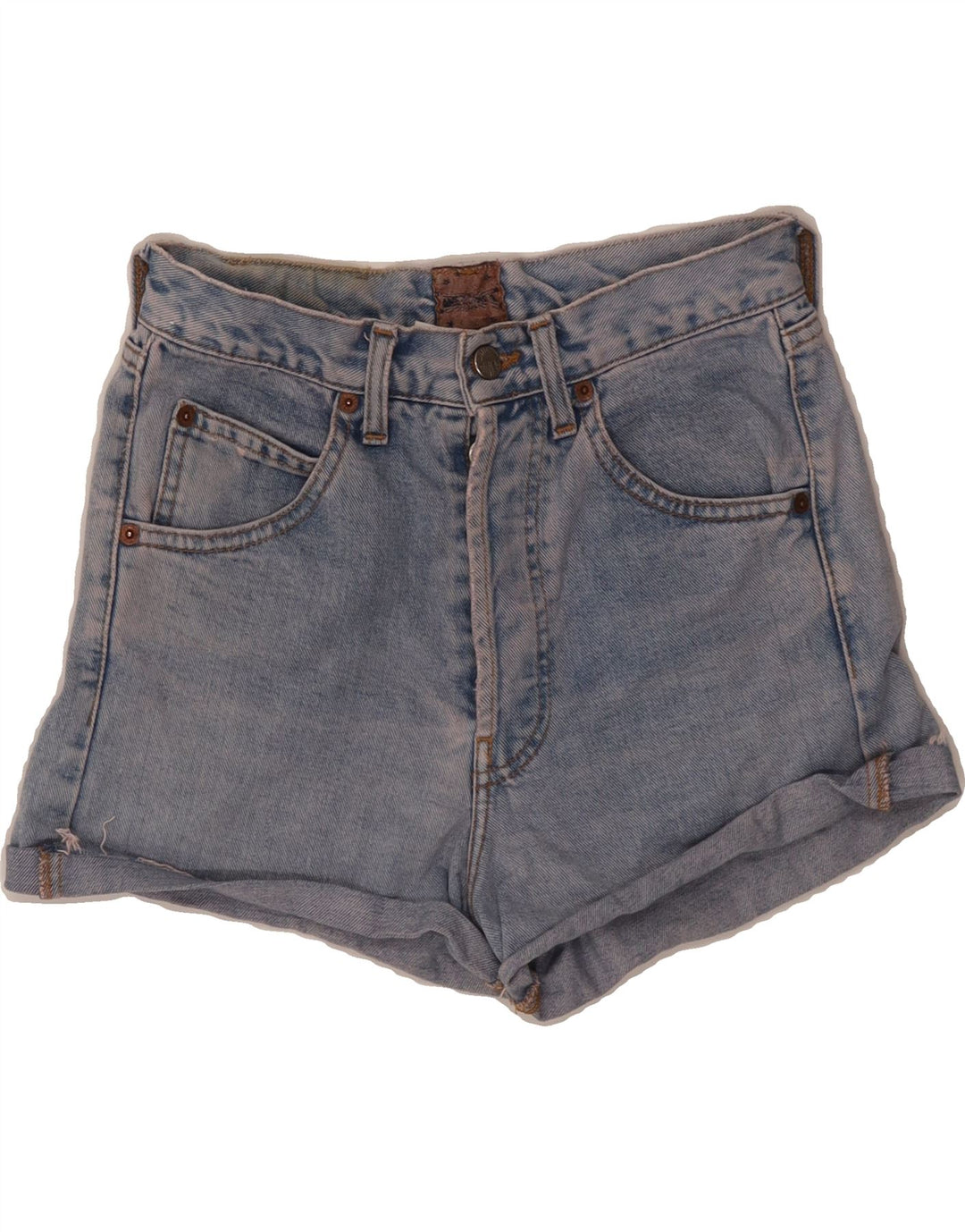 AMERICANINO Womens Denim Shorts W28 Medium  Blue Cotton Vintage Americanino and Second-Hand Americanino from Messina Hembry 