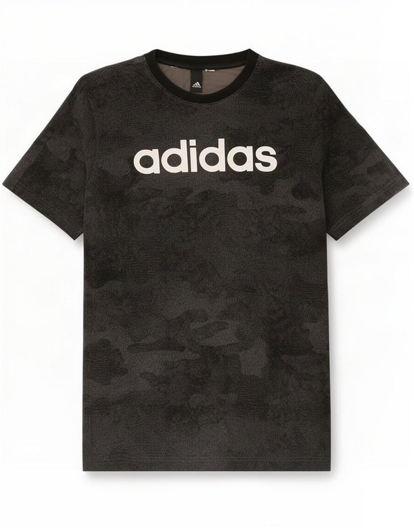 Adidas Mens Graphic T-Shirt Top Medium Grey Camouflage