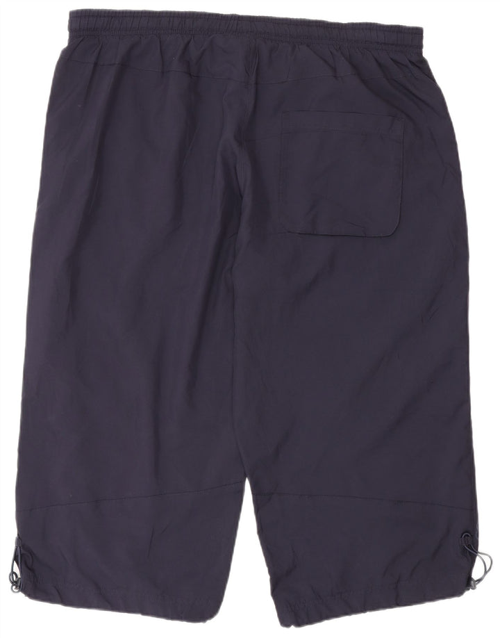 Puma Mens Graphic Bermuda Sport Shorts Large  Navy Blue
