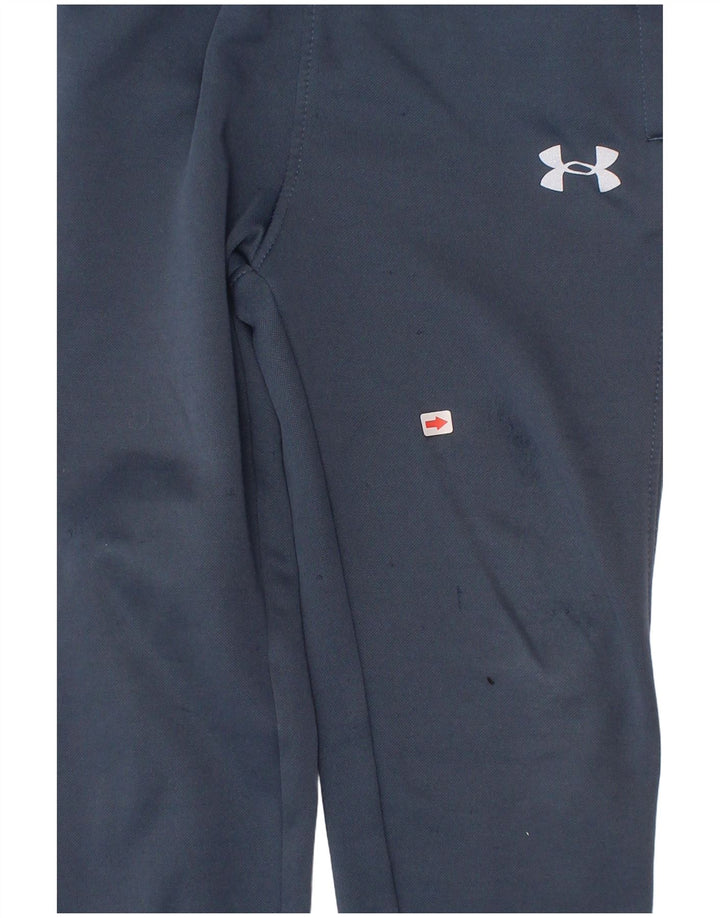Pantaloni da tuta da ragazzo Under Armour da jogging 2-3 anni in poliestere blu navy