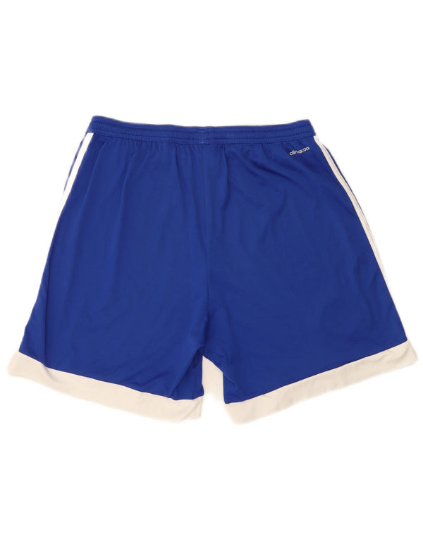 Adidas Mens Climacool Sport Shorts Grande Azul Colorblock Poliéster