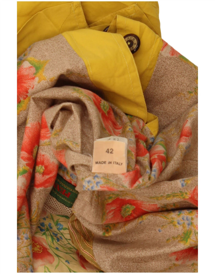 Penny Black Womens Oversized Utility Jacket IT 42 Medium Yellow Cotton