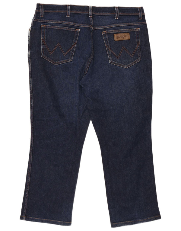 Wrangler Mens Texas Regular Fit Straight Jeans W40 L30 Marineblau Baumwolle