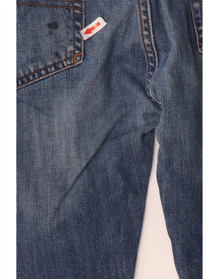 Armani Mens J45 Regular Straight Jeans W38 L34 Blue Cotton