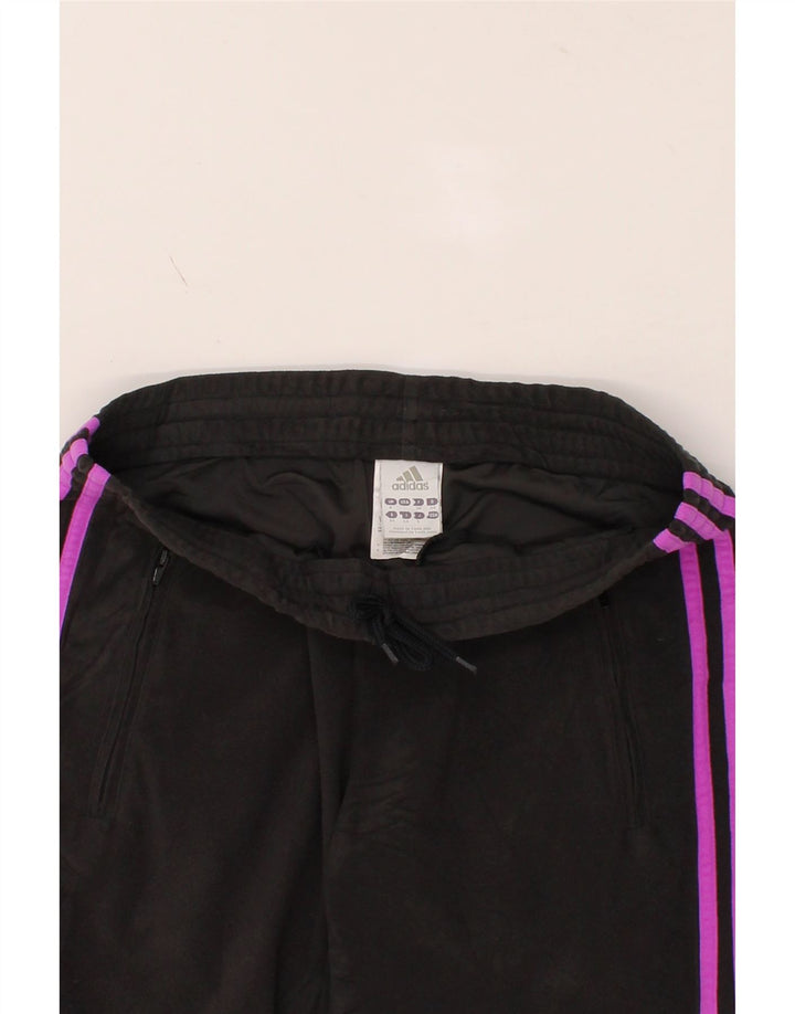 ADIDAS Womens Tracksuit Trousers UK 8 Small Black Polyester Vintage Adidas and Second-Hand Adidas from Messina Hembry 