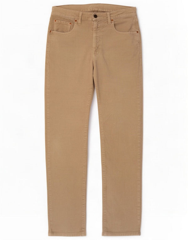 Levi's Mens 534 Straight Corduroy Calças W31 L32 Bege
