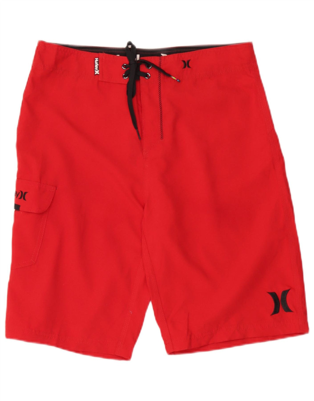 Hurley Mens Swimming Shorts Medium  Red Polyester