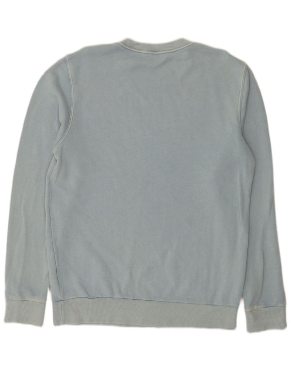 Reebok Dame Sweatshirt Jumper UK 14 Medium Blue Bomuld