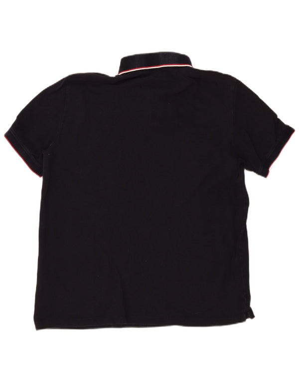 Armani Exchange Herren-Poloshirt XL, schwarz gestreift, Baumwolle