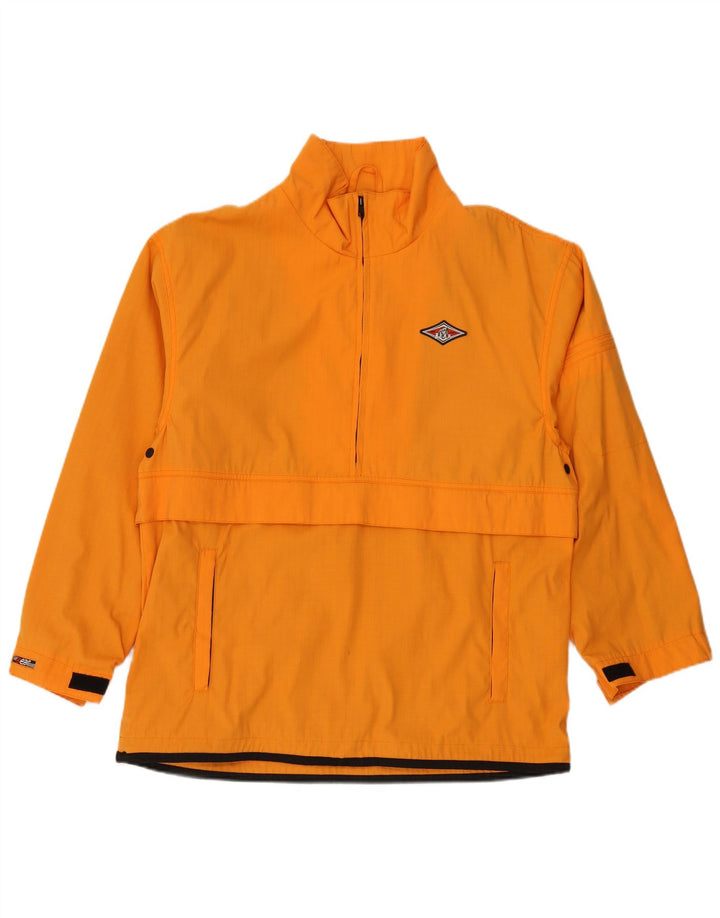 Bear Mens Graphic Pullover Rain Jacket UK 40 Large Orange Polyester