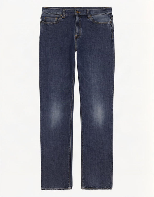 Carhartt Vaqueros rectos para hombre W32 L34 Algodón azul marino