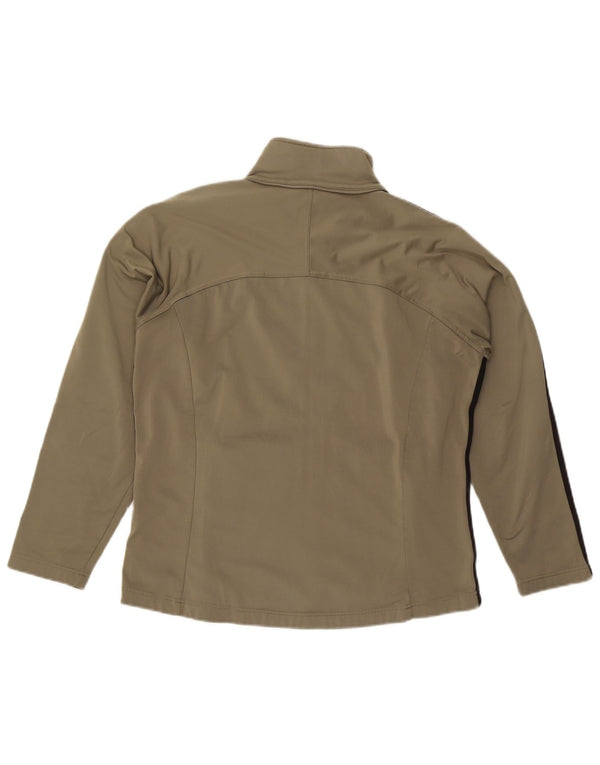 Asics Hombre Chándal Top Jacket Medium Caqui Poliéster