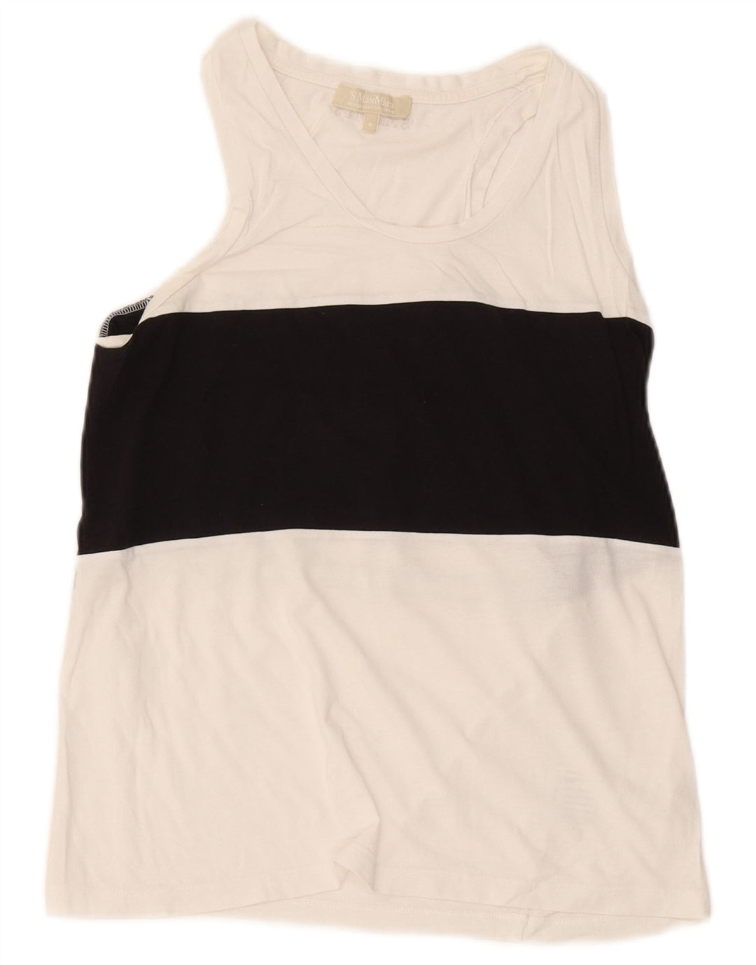 Canotta da donna Max Mara UK 12 Colorblock bianco medio