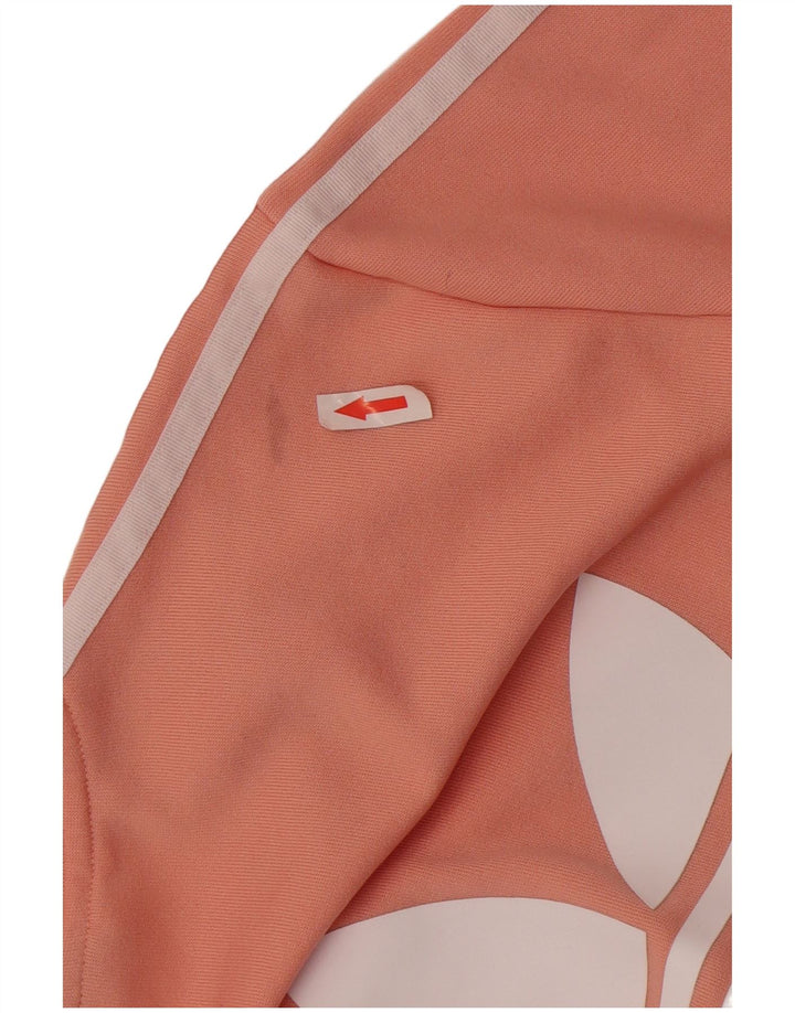 Adidas Damen Grafik-Trainingsanzug-Oberteiljacke UK 8 Small Pink Polyester