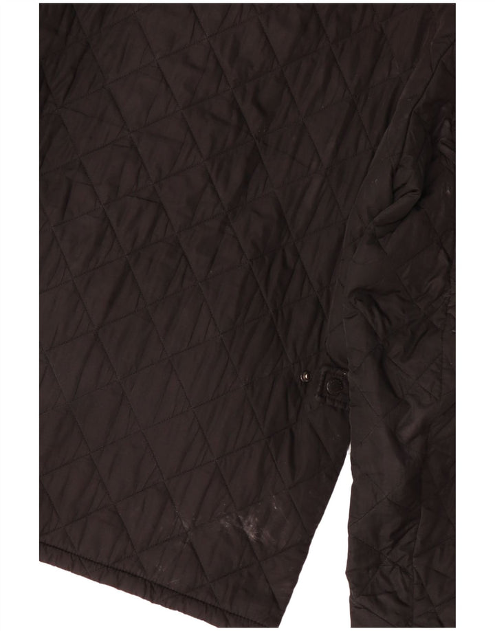 BARBOUR Herren Steppjacke UK 36 Small Schwarz