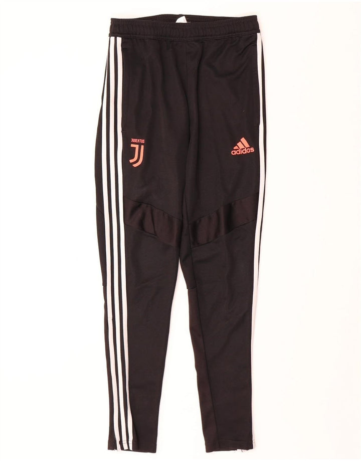 ADIDAS Mens Juventus Tracksuit Trousers Small Black Polyester