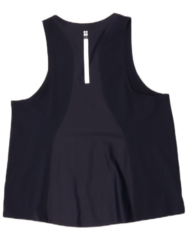 Canotta da donna Sweaty Betty UK 14 Large Blu Navy in poliammide