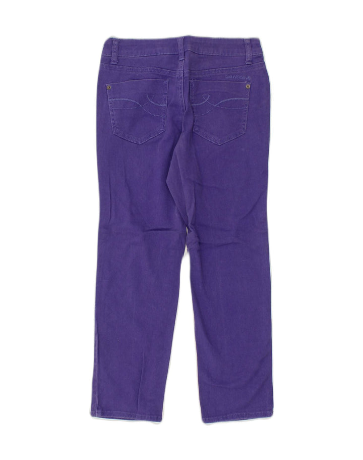 DKNY Womens Tapered Jeans UK 4 XS W25 L25  Purple Cotton | Vintage Dkny | Thrift | Second-Hand Dkny | Used Clothing | Messina Hembry 