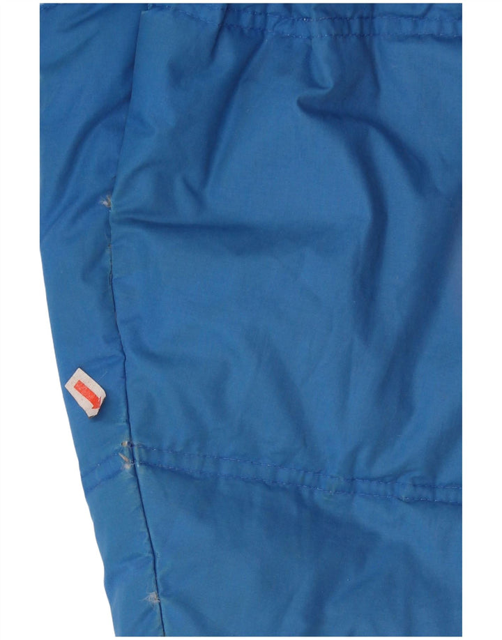 Diadora Mens Hooded Reversible Padded Jacket UK 40 Large Blue Polyester