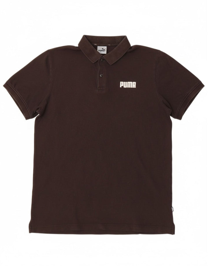 PUMA Mens Polo Shirt Large Black