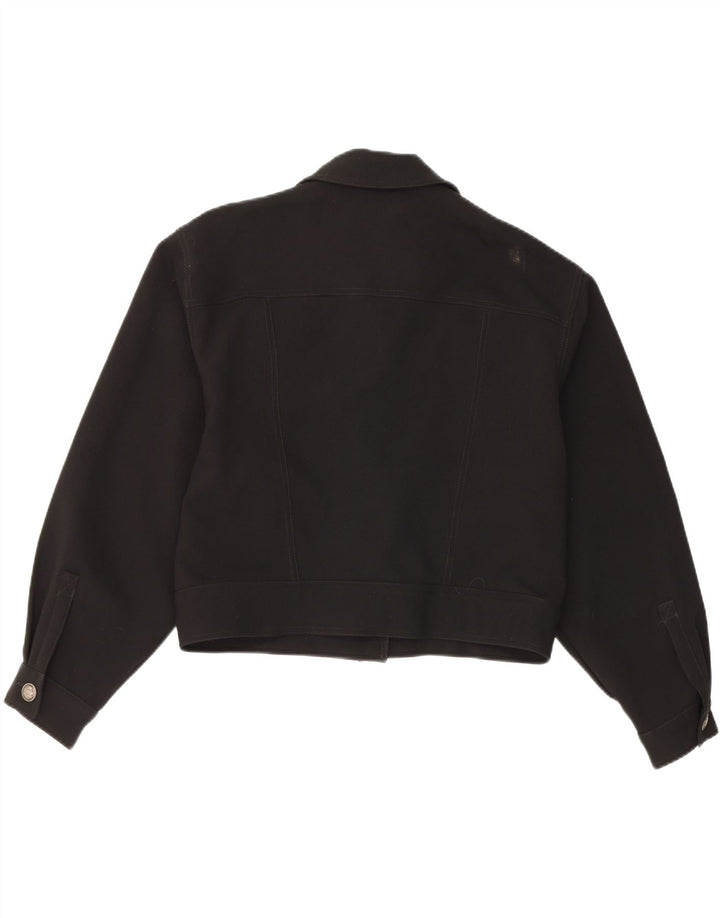 COLLECTION Womens Bomber Jacket IT 46 Large Black Polyester Vintage Collection and Second-Hand Collection from Messina Hembry 