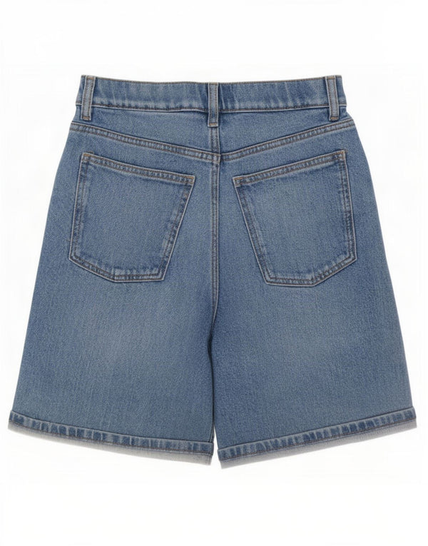 Marks & Spencer Damen Boyfriend-Jeansshorts UK 6 XS W25 Blaue Baumwolle
