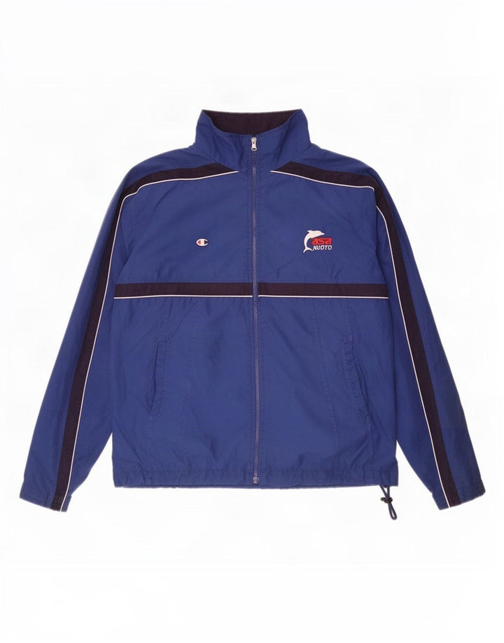 Giacca da tuta da uomo Champion Colorblock blu medio