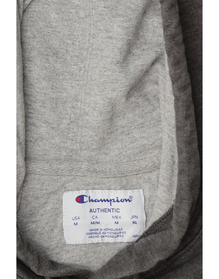 CHAMPION Mens Hoodie Jumper Medium Grey Cotton