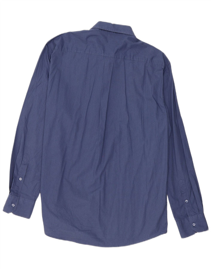 Dacks herre Regular Fit skjorte 2XL marineblå geometrisk bomuld