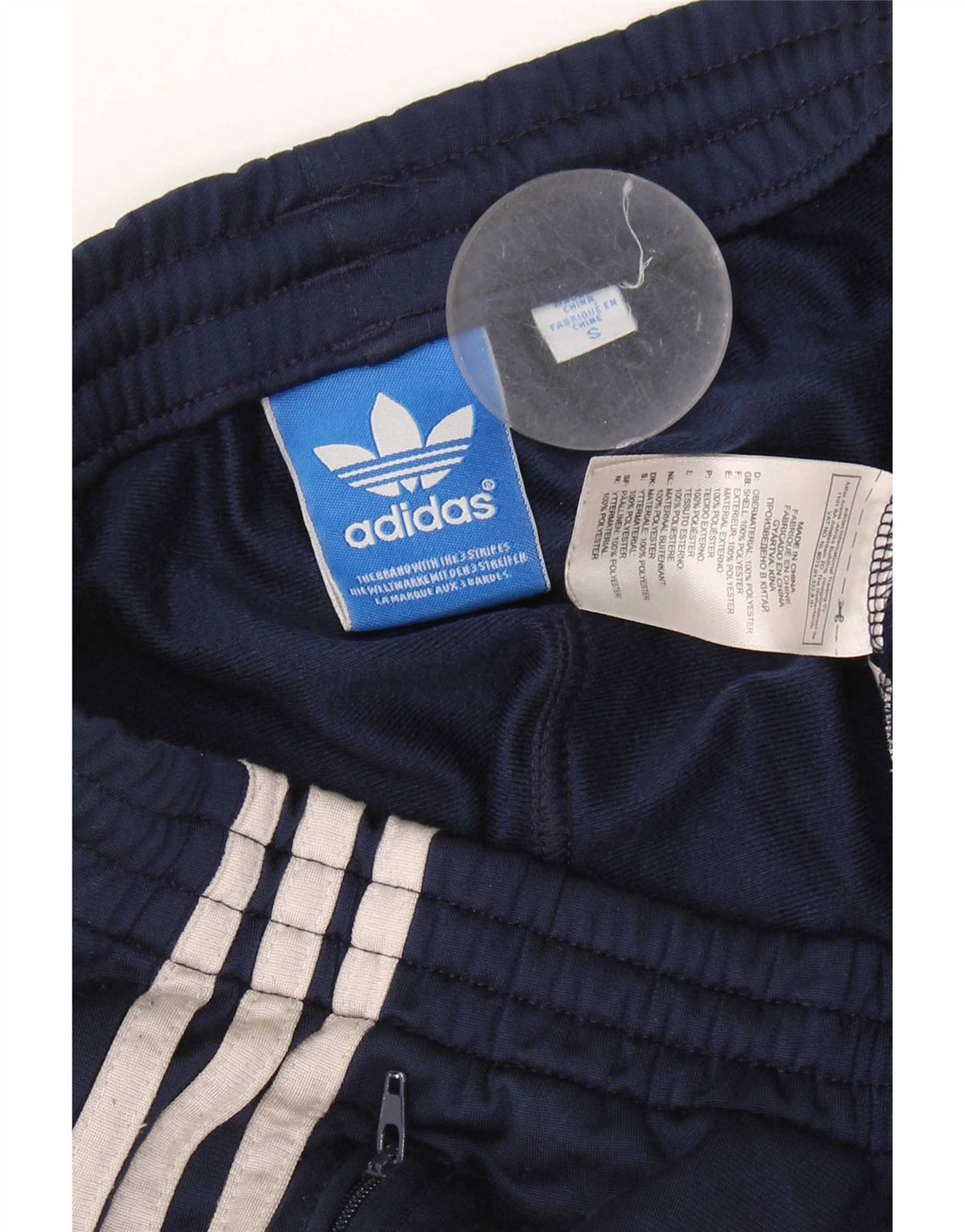 Adidas Pantalon de survêtement pour homme Small Bleu marine Polyester
