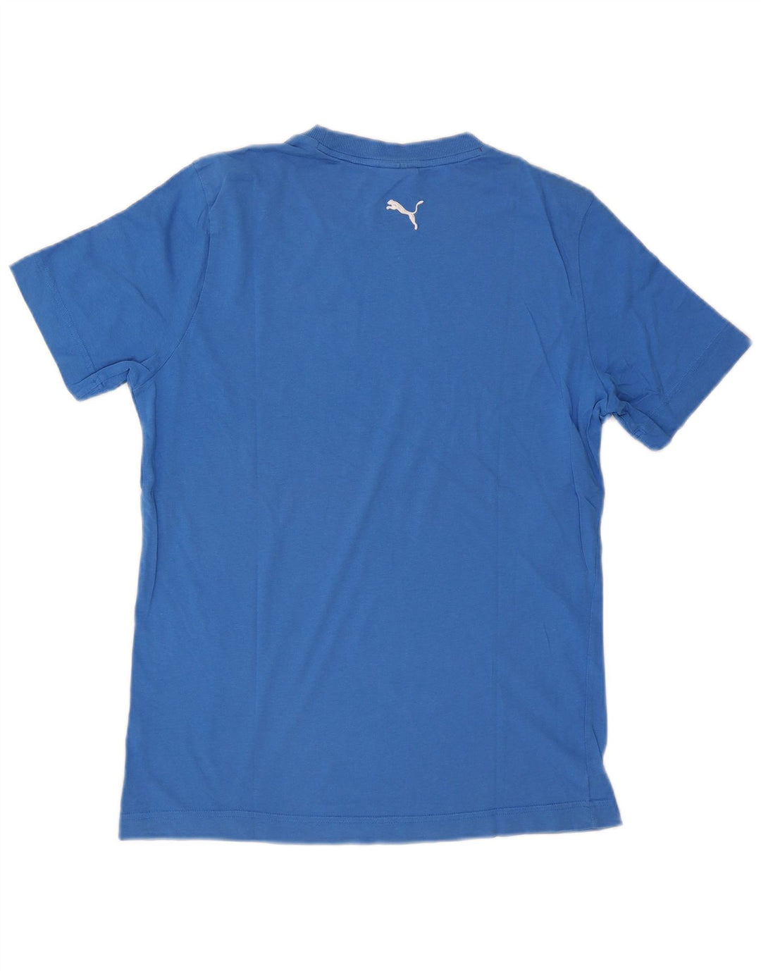 Męski T-shirt z grafiką Puma, średni niebieski
