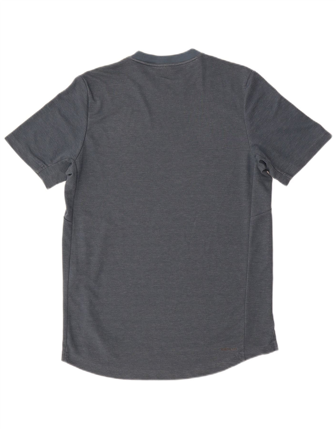 Adidas Mens Graphic T-Shirt Top Small Navy Blue Polyester