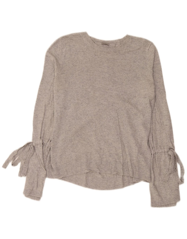 Marella Dame Boat Neck Jumper Sweater UK 16 Large Grå