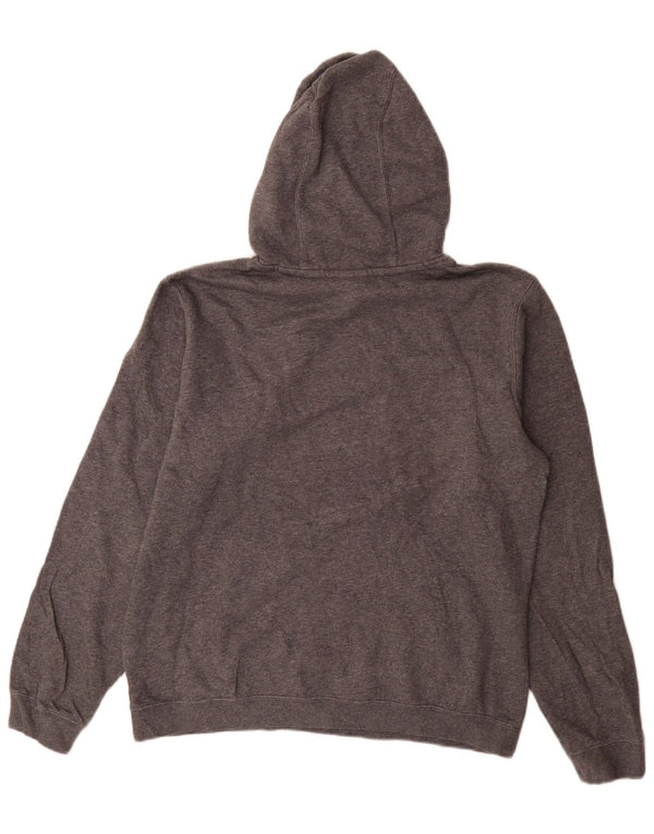 Nike Mens Purdue Graphic Hoodie Jumper Medium Grey Cotton