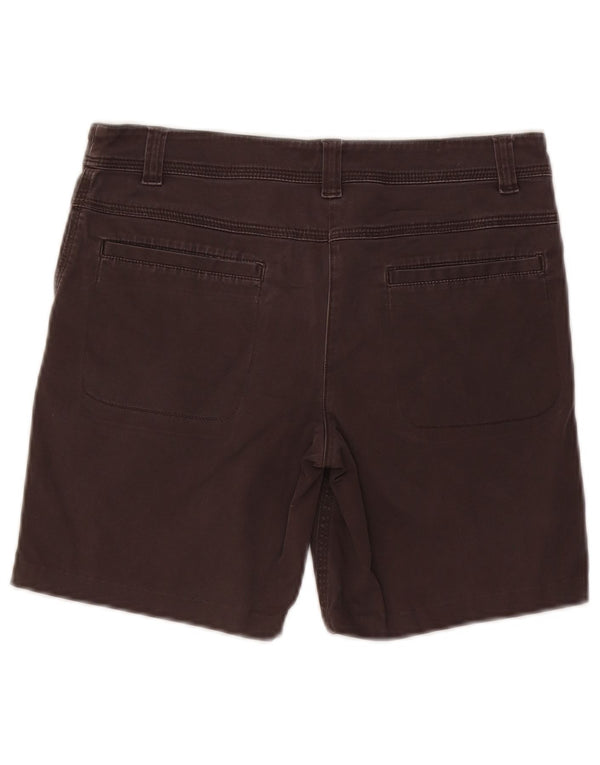 Shorts Chino feminino vintage W28 algodão cinza médio