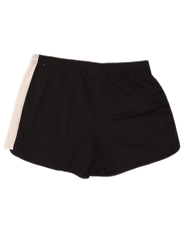 Pantaloncini sportivi Nike da donna UK 16 Large Nero Colourblock Poliestere