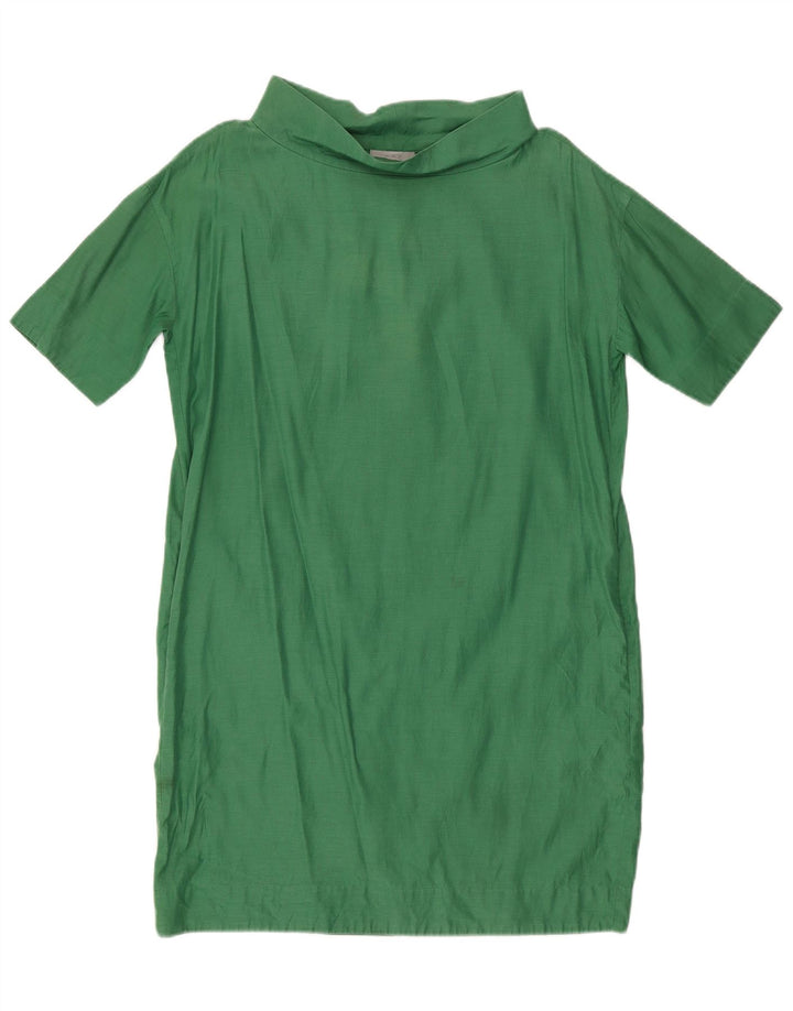 Cos Womens Sheath Dress EU 38 Medium Green Cupro