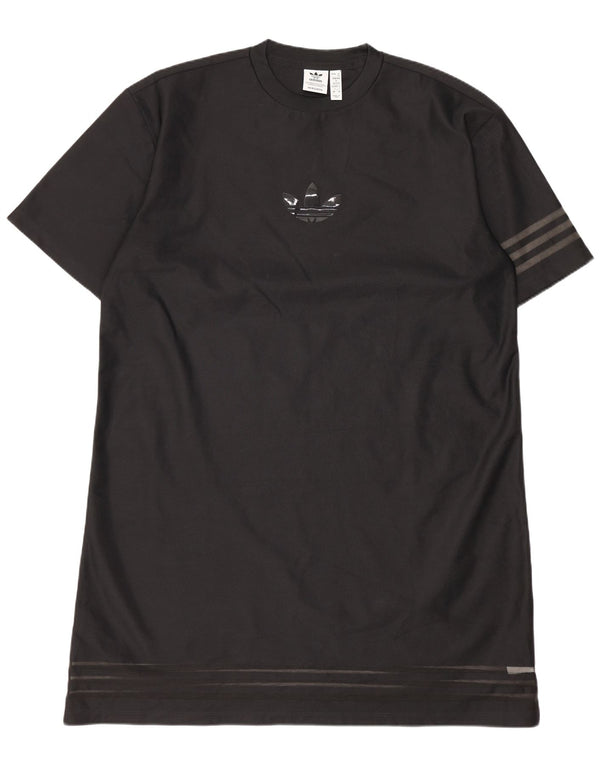 Camiseta feminina oversized Adidas EU 34 XS preto poliéster