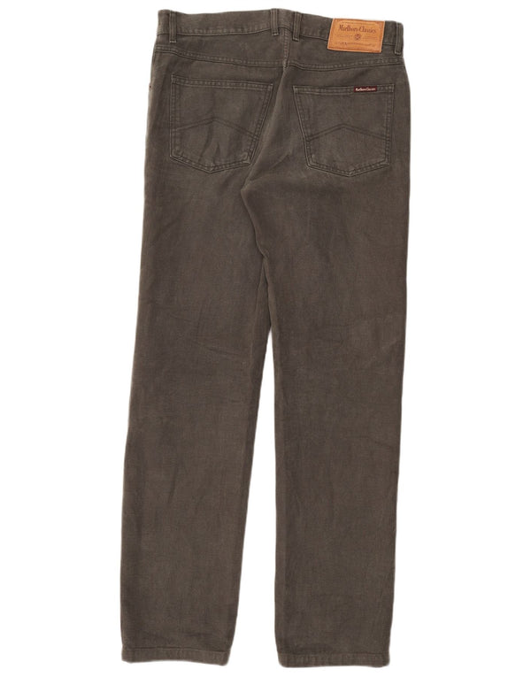 Marlboro Classics Straight Jeans til mænd W34 L32 Khaki Bomuld