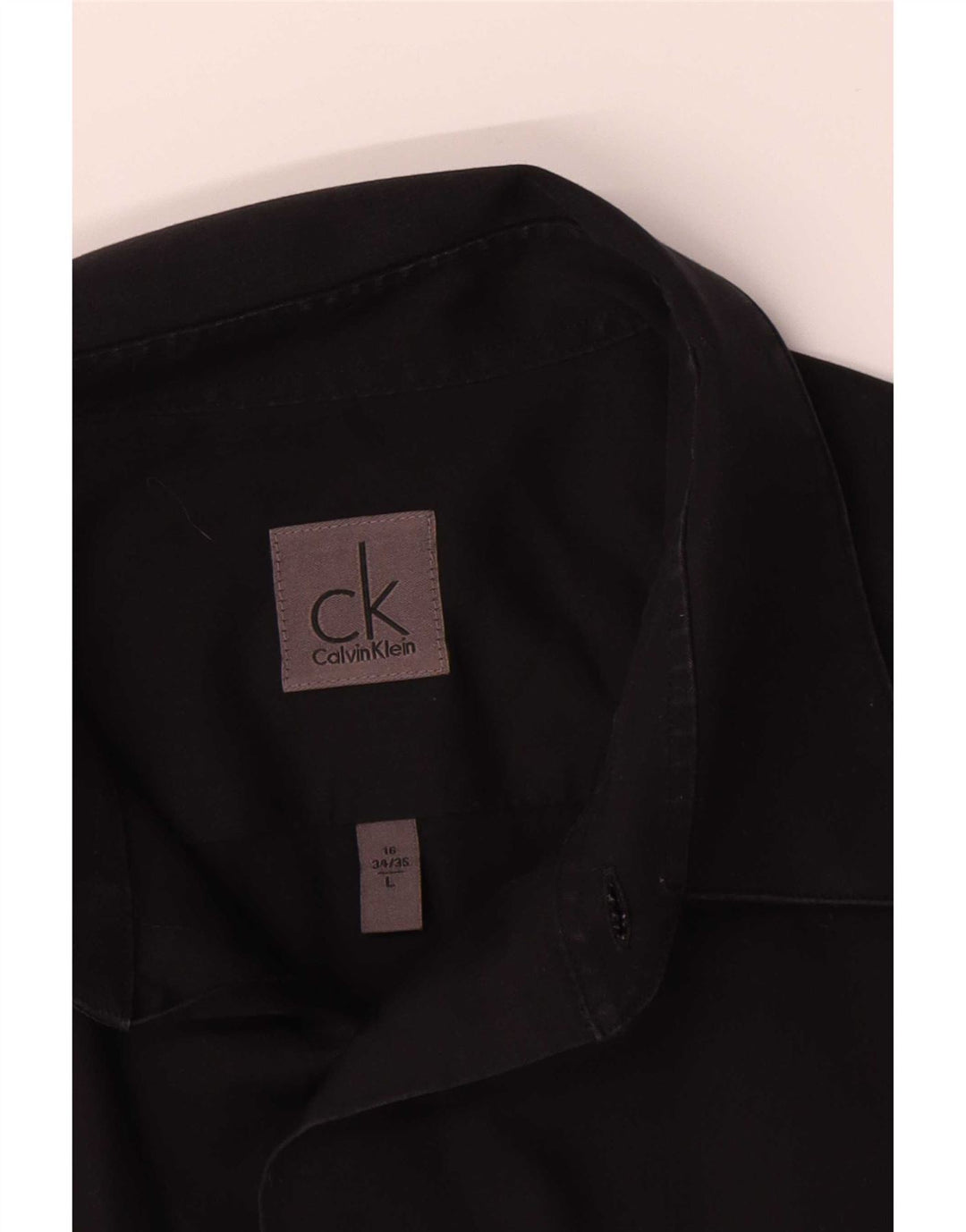 Calvin Klein Jeans Mens Shirt Size 16 Large Black