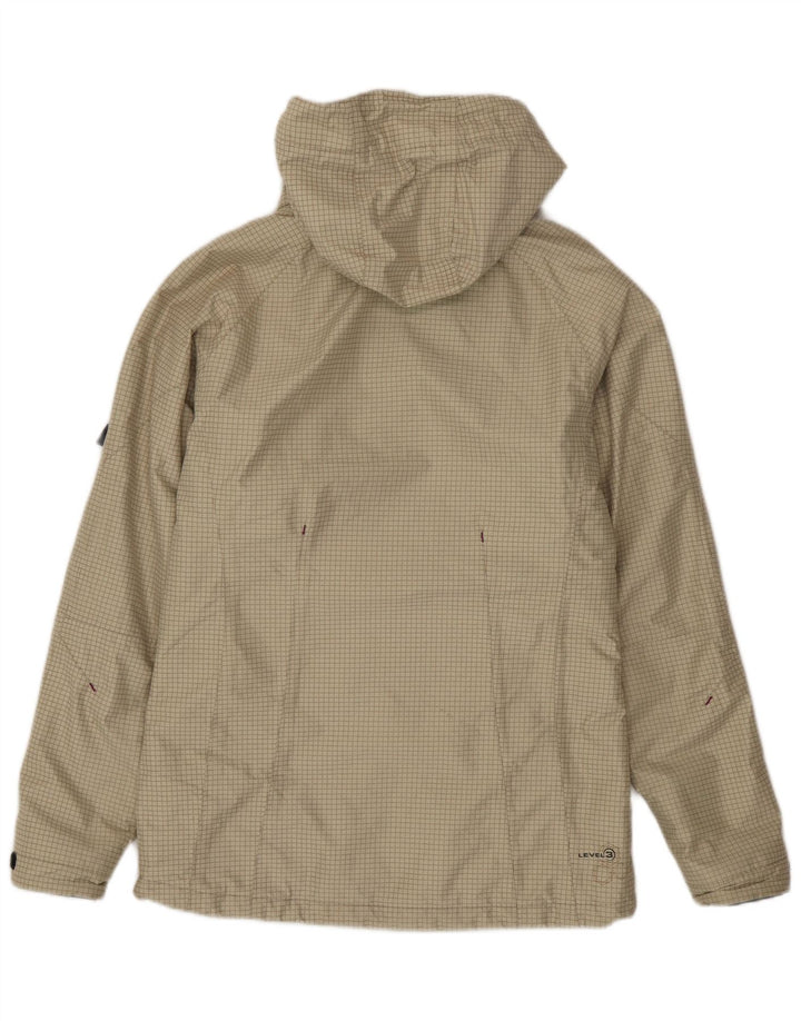 Killtec Girls Windbreaker Jacket 15-16 Years Beige Check Polyester