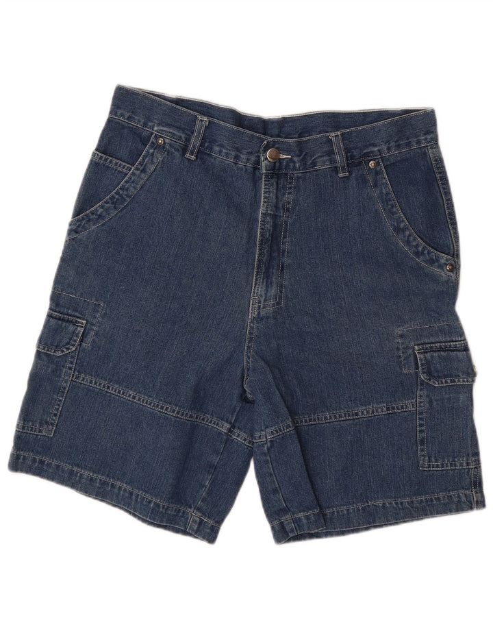 Pantaloncini cargo in denim da uomo REWARD IT 48 Medium W32 Blu Navy