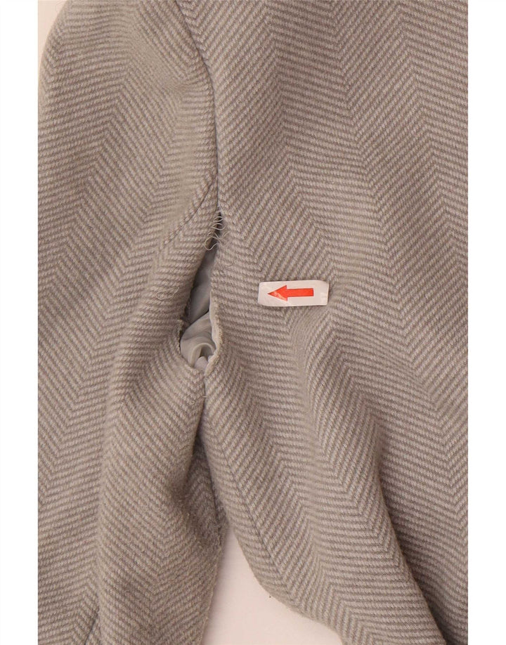 Marks & Spencer Womens Overcoat UK 8 Small Grey Polyester