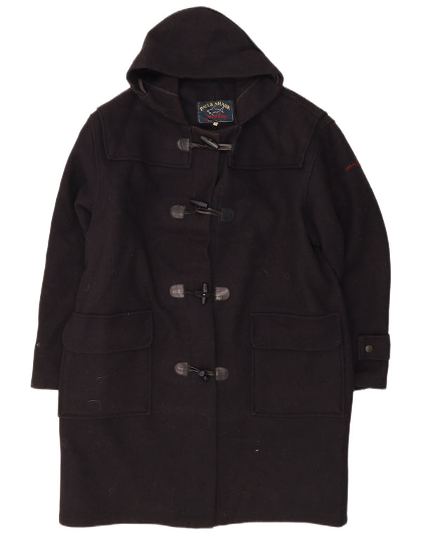 Paul & Shark Duffle-coat à capuche Yachting pour homme UK 40 Large Bleu marine en laine