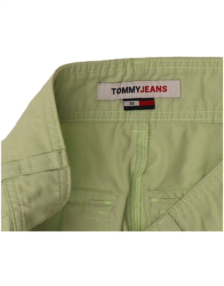 Tommy Hilfiger Womens Chino Shorts W30 Medium Green