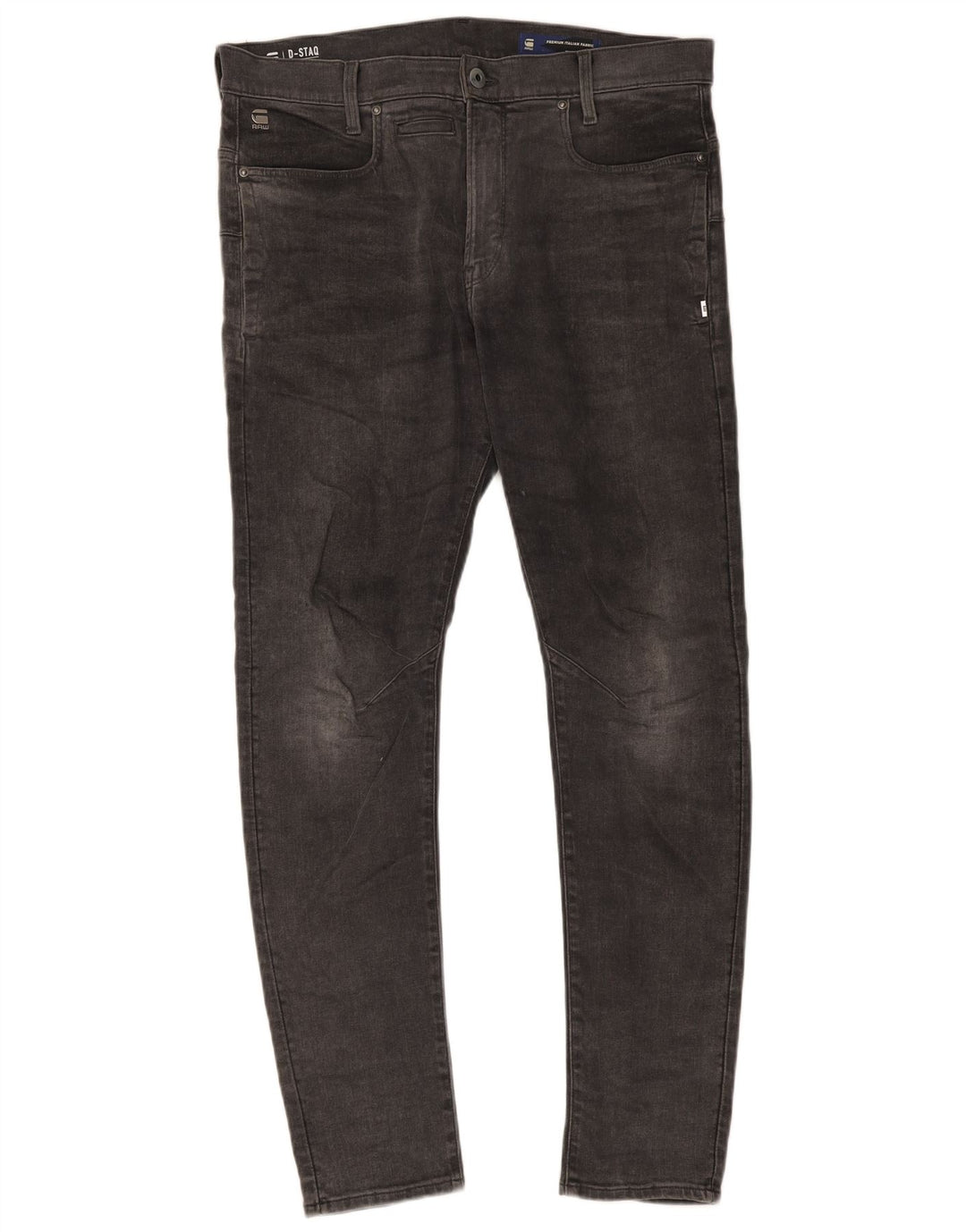 G-Star Mens Slim Jeans W34 L34 Grey Cotton