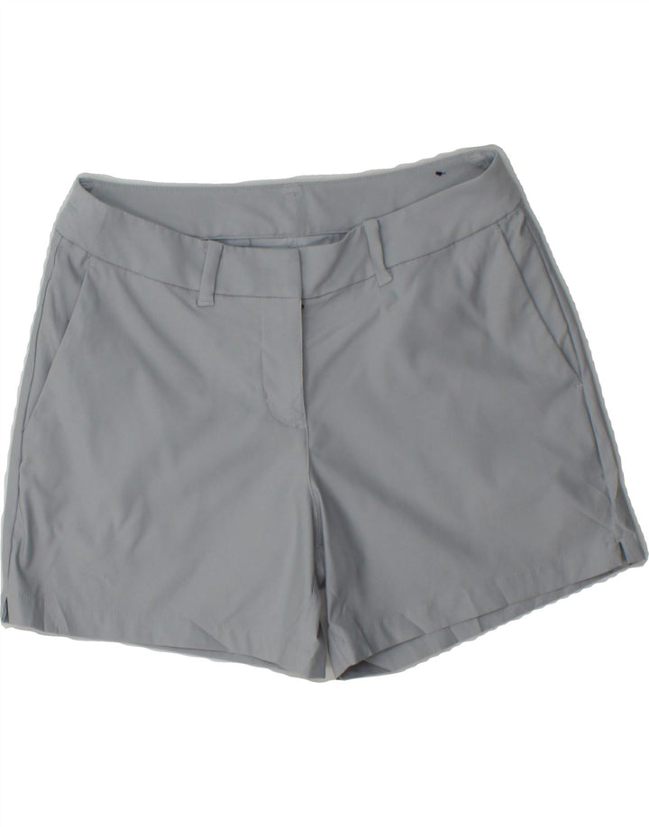 NIKE Womens Dri Fit Chino Shorts UK 8 Small W30  Grey Polyester Vintage Nike and Second-Hand Nike from Messina Hembry 