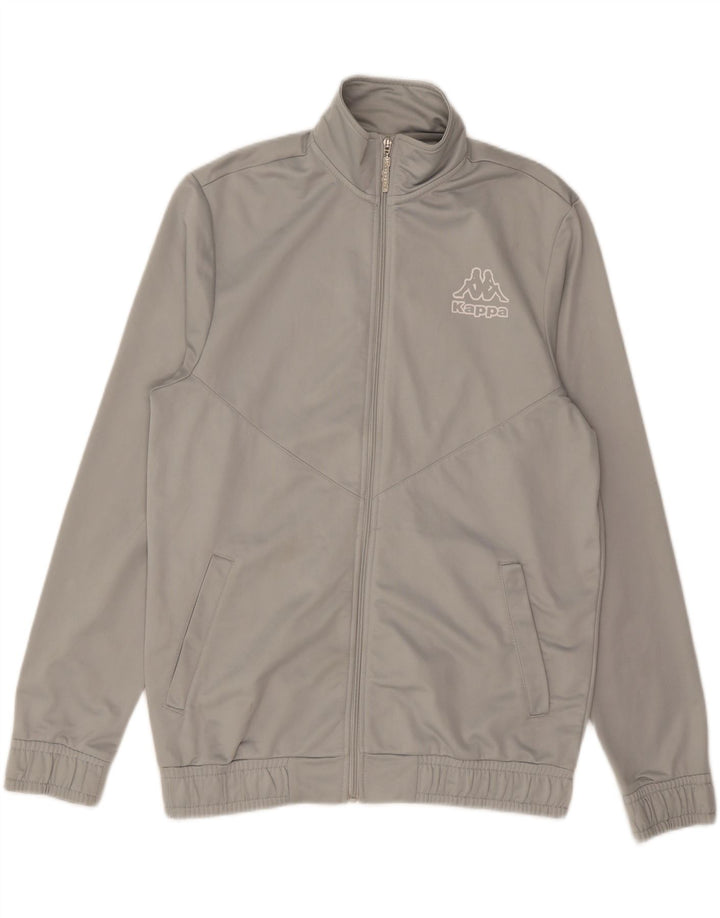 Ανδρική φόρμα KAPPA Top Jacket μεγάλο γκρι πολυεστέρα