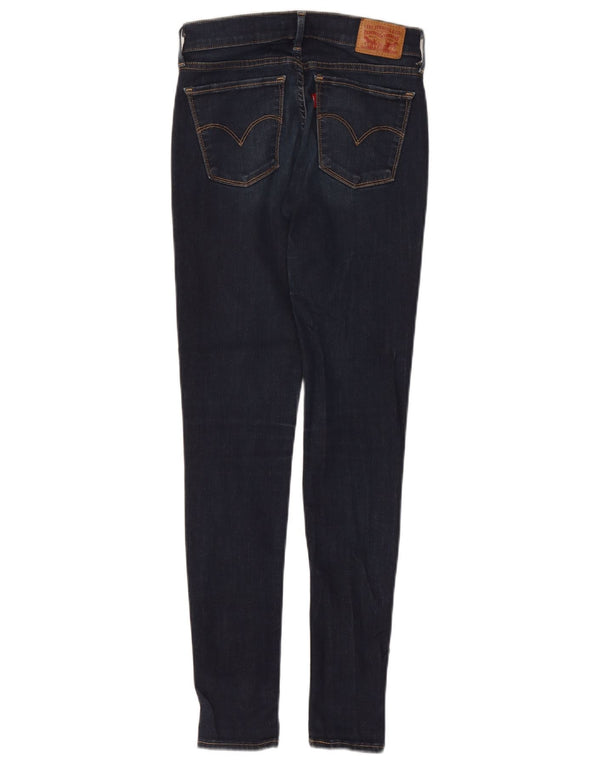 Jeans Levi's da donna 710 super skinny W26 L30 cotone blu navy