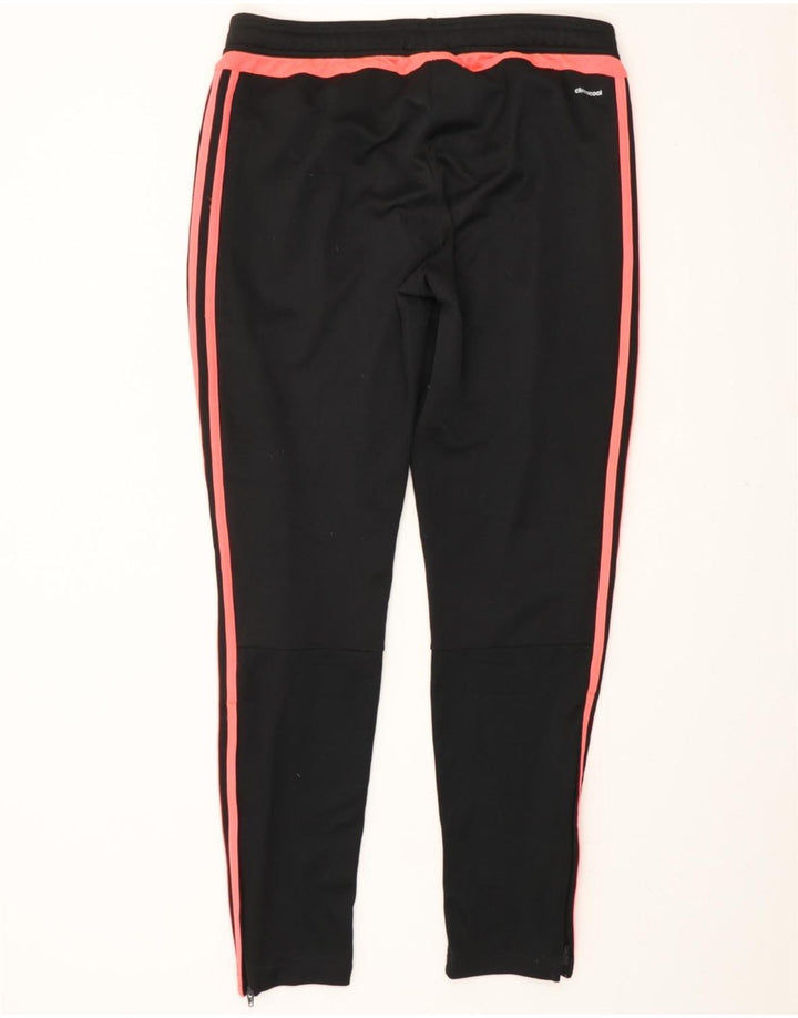ADIDAS Womens Climacool Tracksuit Trousers UK 12/14 Medium Black Polyester Vintage Adidas and Second-Hand Adidas from Messina Hembry 